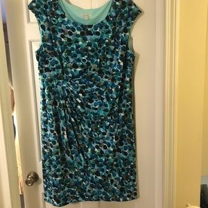 Dress barn circle pattern dress